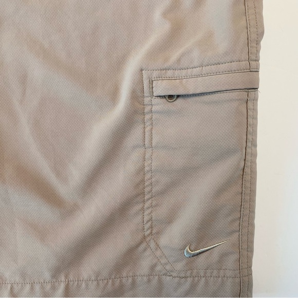 Nike Shorts Nike Golf Flat Front Cargo Shorts Khaki Tan Sz 38 Quick